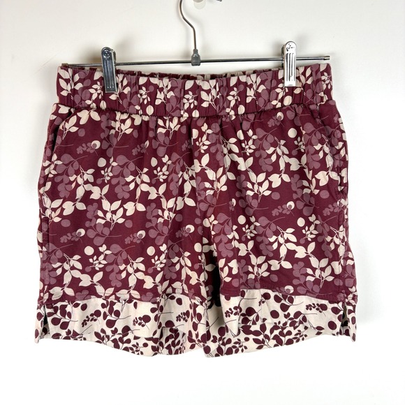 Pact Other - PACT Organic Staycation Sleep Shorts - Berry Sprigs Small